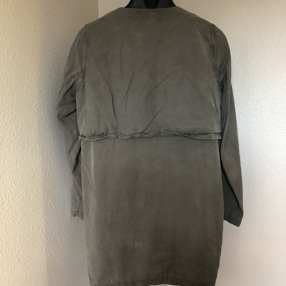 Trouve Drapey Open Front Jacket With Zip Pockets - image 3